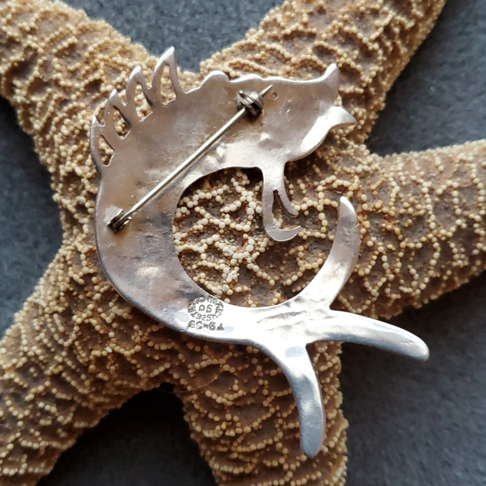 Taxco Fish "Mr. Limpet" Brooch - Picture 3 of 6